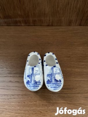 Holland porcelán papucs, malom mintával eladó Budán! 