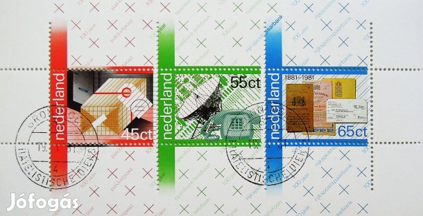 Holland posta bélyeg blokk