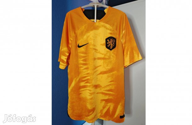 Holland válogatott eredeti Nike 2022-23 narancssárga mez (M)