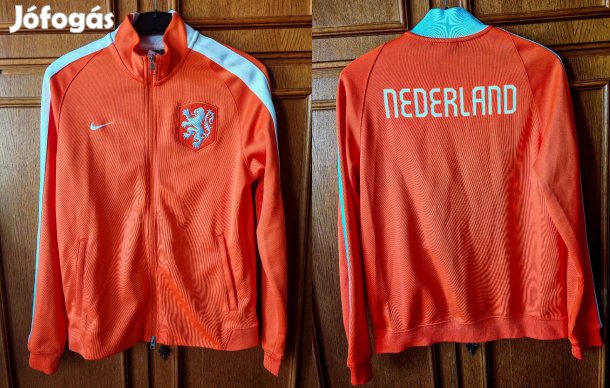 Holland válogatott eredeti Nike cipzáras narancssárga felső (M-es)