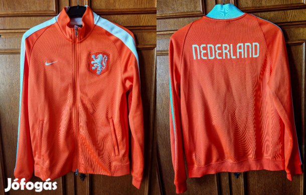 Holland válogatott eredeti narancssárga Nike cipzáras felső (M-es)