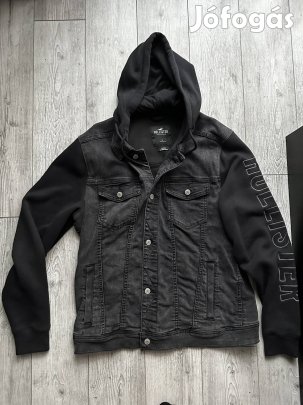 Hollister férfi farmer kabát L 