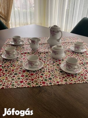 Hollóházi 5 személyes kávés készlet