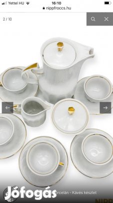 Hollóházi 6személyes kávés készlet !