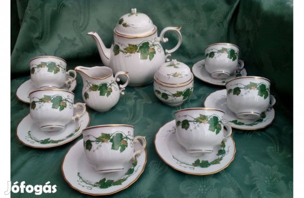 Hollóházi Arany Tokaj Teáskészlet , Új