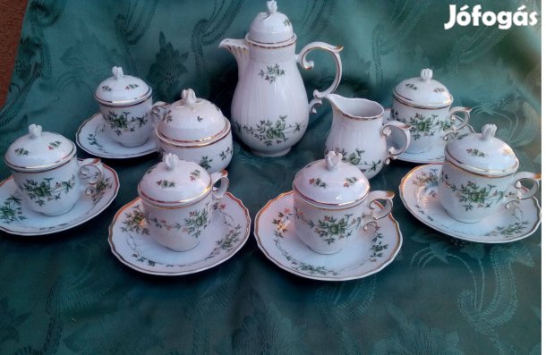 Hollóházi Erika Mintás Kávéskészlet