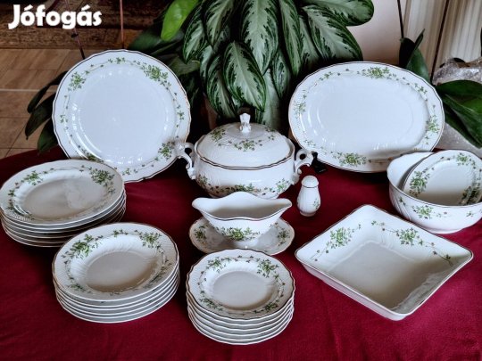 Hollóházi Erika mintás Új étkészlet