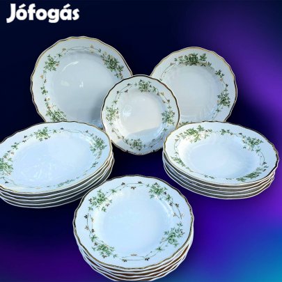 Hollóházi Erika tányérkészlet