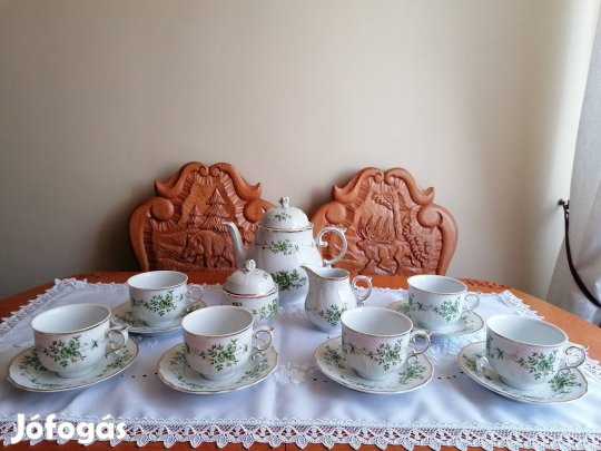 Hollóházi Erika teáskészlet 
