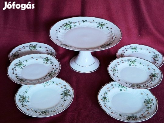 Hollóházi Erika tortás készlet