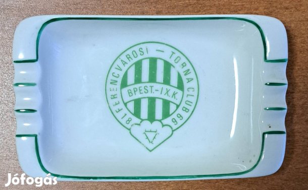 Hollóházi Fradi ( Ferencvárosi ) mintás hamutál