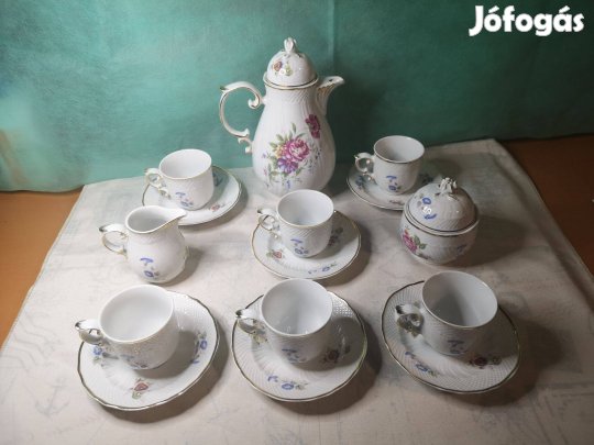 Hollóházi Hajnalka kávés készlet