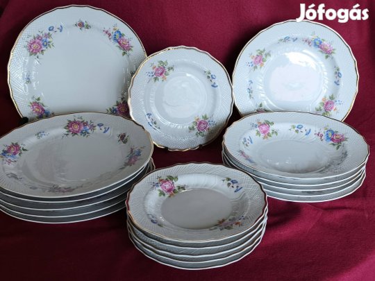 Hollóházi Hajnalka tányérkészlet