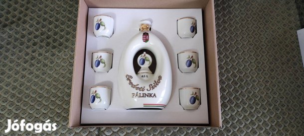 Hollóházi Pálinkás szett Szílva