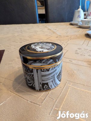 Hollóházi Szász Endre bonbonier/ékszertartó 1979 szignózott