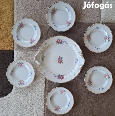 Hollóházi "Hajnalka" süteményes szett 20260402