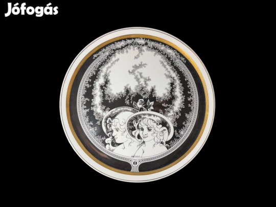 Hollóházi, Jurcsák László - Nagyméretű fali tál