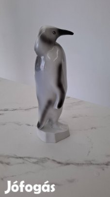 Hollóházi bagy porcelán pingvin