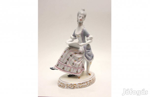 Hollóházi barokk figura