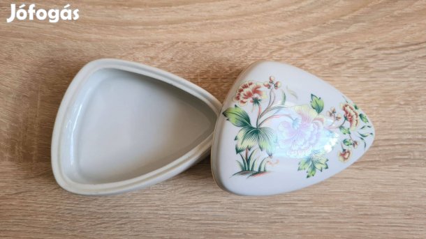 Hollóházi ékszertartó bonbonier tál porcelán