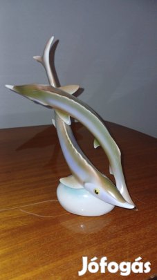 Hollóházi halak porcelán