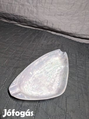 Hollóházi hibátlan porcelán, gyöngyház kagyló minta