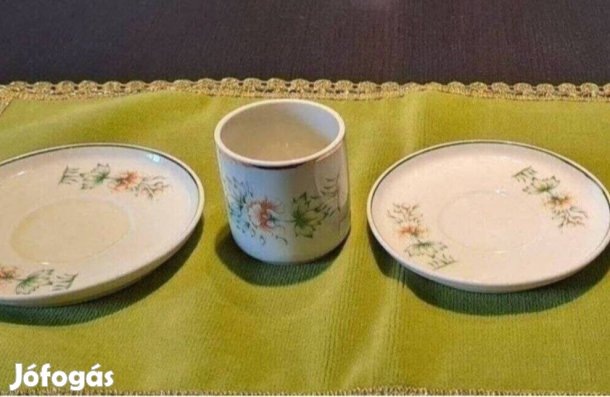 Hollóházi kávés csészék