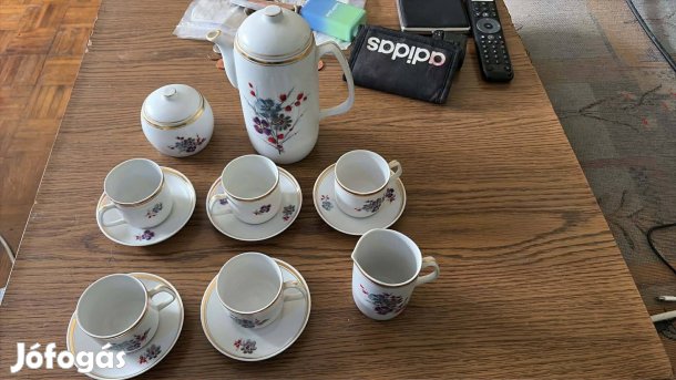 Hollóházi kávés készlet