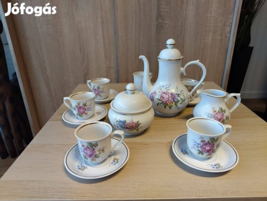 Hollóházi kávéskészlet