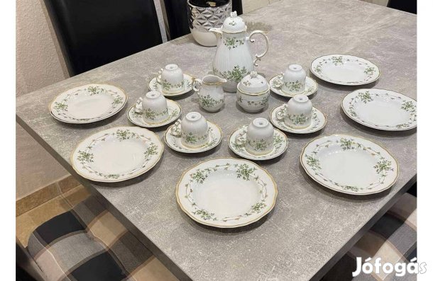 Hollóházi kávéskészlet