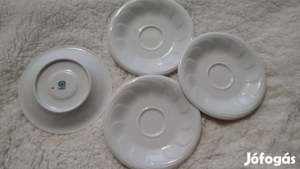 Hollóházi kis tányér, csésze alj, alátét 4 db