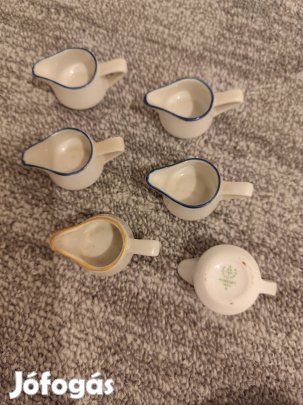 Hollóházi mini tejszín kiöntő