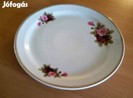 Hollóházi nagyméretű gyönyörű rózsás kínáló tál