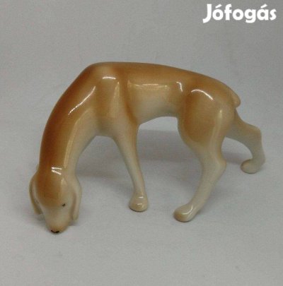 Hollóházi porcelán Art deco kutya!