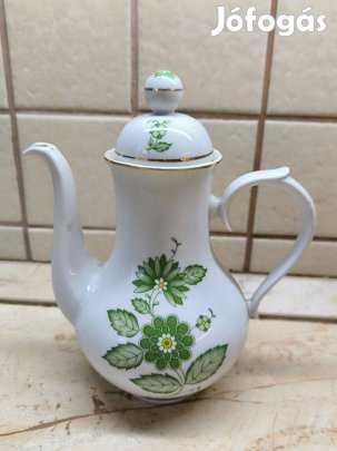 Hollóházi porcelán Erika mintás kávés kanna eladó!