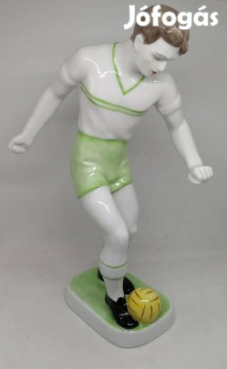 Hollóházi porcelán Ferencváros focista!