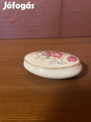 Hollóházi porcelán Hajnalka ékszertartó/bonbonier