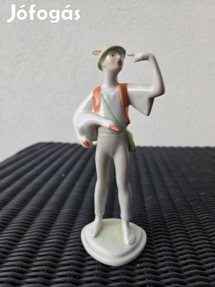 Hollóházi porcelán Ludas Matyi figura