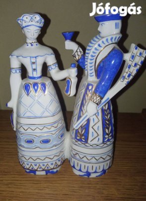 Hollóházi porcelán - Vadász páros