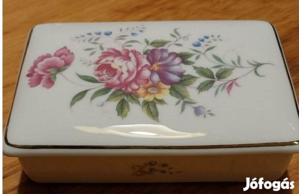 Hollóházi porcelán bonbonier