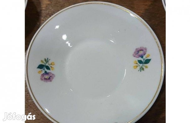 Hollóházi porcelán csészealjak - 3 DB