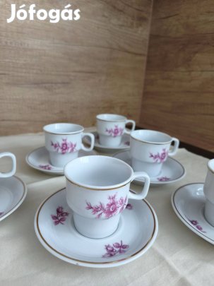 Hollóházi porcelán csészék