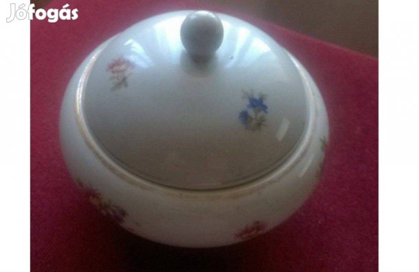 Hollóházi porcelán cukortartó eladó
