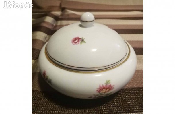 Hollóházi porcelán cukortartó vagy bonbonier