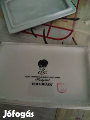 Hollóházi porcelán díszdoboz eladó 