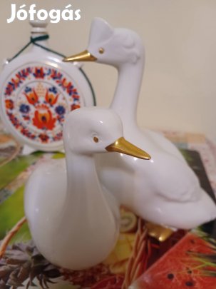 Hollóházi porcelán díszek