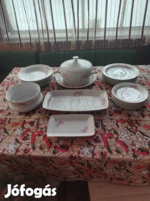 Hollóházi porcelán ét-és teáskészlet!