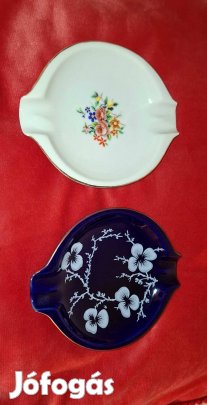 Hollóházi porcelán hamutartók újszerű állapotban eladóak
