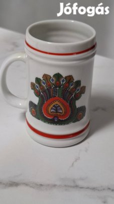 Holloházi porcelán korsó