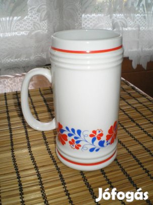 Hollóházi porcelán korsó 1979 hibátlan állapotban